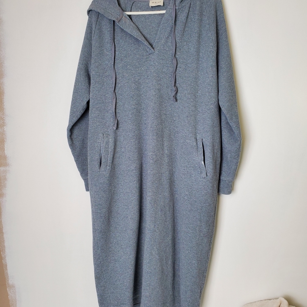 Wrap London Hoodie dress cotton one size fits all